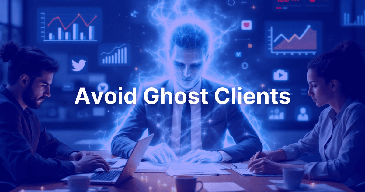 ghost clients in marketing agency